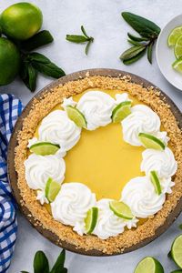 Easy Key Lime Pie Recipe - The Seasoned Mom