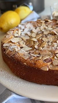 For all the almond lovers out there, here is a cake that is bound to send your taste buds into a state of pure bliss 😍 This almond ricotta cake takes decadence, flavor, and deliciousness to a whole new level. It combines the rich, soft creaminess of ricotta cheese with the irresistible almond and lemon notes. And the best part? It only has almond flour (no all-purpose flour) so it's naturally gluten-free🙌🏻😍 Here is my NEWEST recipe. Video recipe coming up 😘 INGREDIENTS * 4 oz (115g) unsalted butter, softened * 3/4 cup (150g) granulated sugar * 2 teaspoons vanilla extract * 1/2 teaspoon almond extract * 4 large eggs, separated * 15 oz (425g) whole milk ricotta * 1 (or 2) large lemons, finely grated zest * 2 cups (200g) almond flour * pinch of salt * 1/2 cup sliced almonds * 1 tablespoo