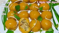 Có Bí Đỏ Làm Bánh Nếp Kiểu Này Dẻo Mềm Thơm Ngon, Ai Ăn Cũng Thích- Pumpkin sticky rice cake