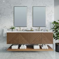 James Martin Vanities Marcello 72" Double Vanity, Chestnut - Bed Bath & Beyond - 37870758