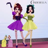 dress to impress outfit inspiration, cinderella’s stepsister’s anastasia and drizella. 🪡🧵 works for themes : twins, villain, fictional character, movie, childhood story, ect. #dresstoimpress #roblox  #dresstoimpressideas #dresstoimpressoutfits #dresstoimpresscodes #cinderella  #dresstoimpressupdate #dresstoimpresshair #dresstoimpresshacks #dresstoimpressroblox }