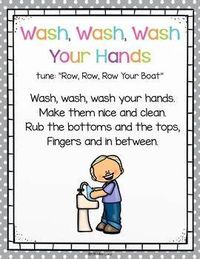 Hand Washing Posters and Songs