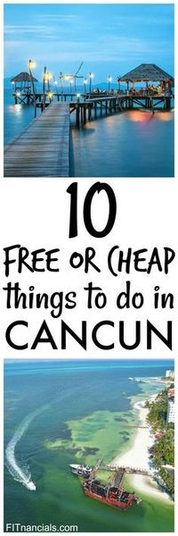 Check out this list of 10 free or cheap things to do in Cancun! This is such a great list.