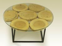 Organic eco design round wooden coffee table of by FreeTreeStudio | see more at https://www.etsy.com/shop/FreeTreeStudio