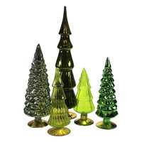 Introduce Natural Elegance With The Cody Foster Glass Trees, A Set Of Five. Each Piece, Varying In Height, Is Crafted From Translucent An Opaque Glass With Distinctive Textures And Shapes.. New. Comes Packaged In A Box.. Measurements 17.00 In H X 4.00 In W X 4.00 In D. . Imported