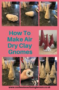 How I made the Gnomes in dry clay