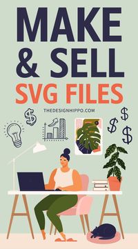 Want to make and sell SVG files on Etsy or your own website? This step by step tutorial will take you through the process of selecting the right fonts and creating the SVG files in Adobe Illustrator. Make money by sharing your creativity with the world #etsy #svg #makeandsell #money #businessideas #passiveincome #workfromhome #entrepreneur #illustrator #art #graphicdesigner #onlinebusiness