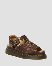 DR MARTENS CASTILLO LEATHER SANDALS