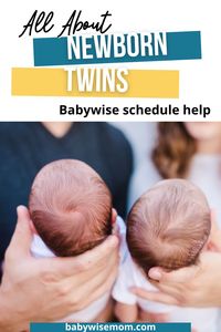 8 things to know about using On Becoming Babywise with twins. The newborn days with twins can be so hard, but Babywise can make it much easier for you!