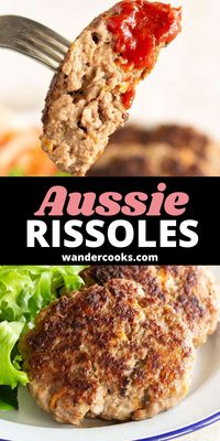 Juicy, tender beef rissoles are only 20 minutes away! A classic dish at any Aussie BBQ, these are guaranteed to be the BEST rissoles you'll ever make.