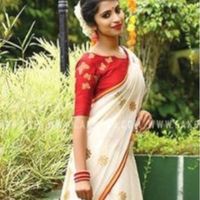 Chanderi Cotton Embroidered Saree