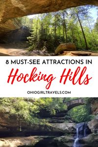 8 must-see attractions and destinations in Hocking Hills, Ohio! Here are the best things to do in Hocking Hills. Fun outdoor activities that will be fun to add to your weekend itinerary. The best Hocking Hills hiking, waterfalls, and trails. Enjoy kayaking, lakes, and more. Explore Hocking Hills State Park and enjoy outdoor adventures. #HockingHills #Ohio