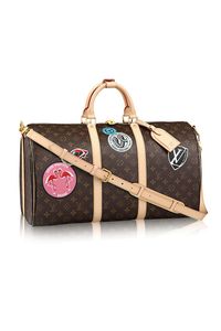 Toss all your weekend trip essentials into this luxe duffel from Louis Vuitton.