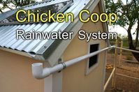 Here is a quick How-To tour and demo of my chicken coop rainwater harvesting system. It's pretty simple to build using inexpensive PVC pipe and some roof fla...