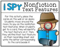 Teaching Nonfiction Text Features (Free Download Included!