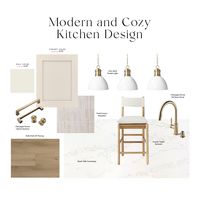 Your clickable shopping list will appear in your ETSY PURCHASE HISTORY after purchase THE INSPO -  This Cozy and Classic Kitchen Design kit was professionally curated to suit a modern, yet classic design aesthetic. WHAT YOU'LL RECEIVE -  After purchase you'll receive a download of the kitchen design board and a clickable shopping list with links to purchase each of the items included on the board. There is absolutely no obligation to purchase any of the items!  **Please Note: This is a digital design board - you will not receive any physical products** NEED MORE? -  Click below to check out our 1:1 Custom Interior Design and Paint Color Selection Services:  Kitchen Design Package: https://makeshopfurnishings.patternbyetsy.com/listing/1712727876/kitchen-design-package Bathroom Design Packag