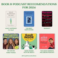 Check out our handpicked book and podcast recommendations for 2024. 📚🎙 Leave some of your recommendations below! #newyears #mentalhealth #wellbeing #elmhurst #villapark