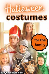 Halloween Costumes for the Family. Fun group Halloween costume ideas for you and your kids to have a fun Halloween dressing up together this year! Halloween Costume Ideas for the Whole Family. Over 36 ideas for Halloween costumes. There are costume ideas for kids, costume ideas for siblings, and costume ideas for families. We have a lot of fun dressing up for Halloween at our house. We all enjoy it. For many years, we have done a family theme for our costumes.