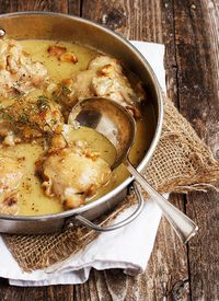 Rustic Chicken with Garlic Gravy