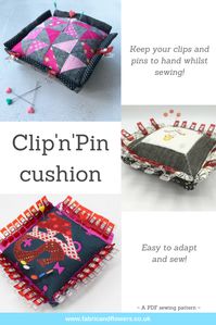 Clip’n’pincushion by fabricandflowers | Sonia Spence