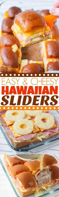 Always a crowd-pleaser!! This is our favorite Hawaiian Sliders recipe - it's our go-to game day or party appetizer.