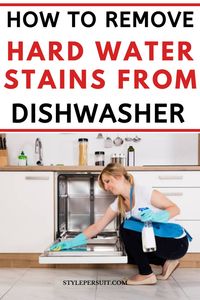 Learn how to remove hard water stains from dishwasher with this easy and effective method! Say goodbye to stubborn mineral deposits and keep your dishwasher looking brand new. Follow these tips for a cleaner and more efficient dishwasher today!