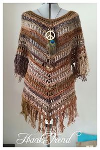 ergahandmade: Crochet Poncho + Free Pattern