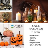 Have you felt the 2 degrees drop in Florida's temperature? That means, if you haven't already, it's time to put out your festive fall and Halloween decorations. We've put together examples of trending themes to help you get started.🎃🍂 . . . #synergyhomes #homeownership #fall #halloweendecorations #falldecorations #falltrends #spooky #fallharvest #pumpkins #homedecorations #october