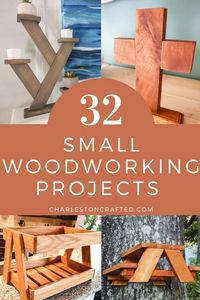 32 small woodworking projects