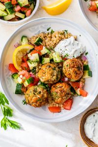 Mediterranean Meatball Bowl 