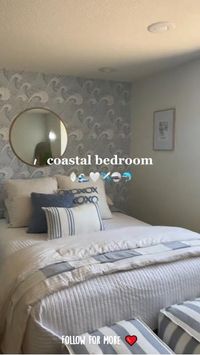 Craft a coastal beach house bedroom oasis with these ideas. Draw from the ocean's tranquility for an aesthetic that soothes. Optimize small spaces with smart storage and simple, modern decor. Play with shades of grey, ocean-inspired paint, and textured wallpapers. Choose from boho, vintage, or modern styles, and add personal DIY touches. Keep it clutter-free with organizing and cleaning #beachhousebedroom #bedroom #bedroomideas #bedroomdecor #bedroomdesign #bedroominterior #smallbedroom