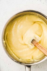 Master the art of homemade French pastry cream, also known as 'crème pâtissière,' with this easy-from-scratch recipe. Enjoy its creamy texture, vanilla-infused goodness, and versatility as the best tart and choux pastry filling for your favorite French pastries.