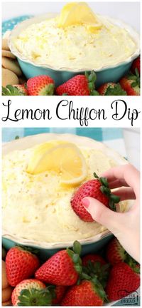 Lemon Chiffon Dip - Butter With A Side of Bread