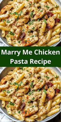 Searching for tasty chicken recipes? Our Marry Me Chicken Pasta Recipe is a must-try! This chicken dinner idea combines the best of pasta recipes and chicken recipes for a delightful meal.