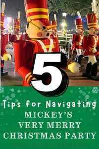 Planning a magical night at Mickey's Very Merry Christmas Party? ✨ Check out our blog for 5 must-know tips to make the most of your evening! From maximizing character meet-and-greets to snagging the best spot for the parade and fireworks, we’ve got you covered. Perfect for Disney fans looking to enjoy the holiday magic at Magic Kingdom! #MickeysVeryMerryChristmasParty #DisneyHolidayTips #MagicKingdom #DisneyChristmasMagic