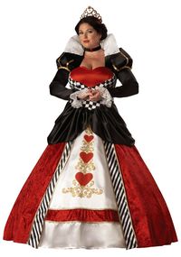 Adult Plus Size Queen of Hearts Costume | Queen Dress