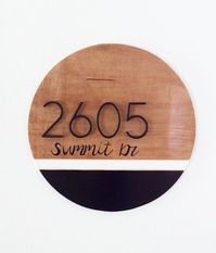 Custom Address Sign, Unique Modern Home, Minimalist House Number Sign, Business Street Sign, Rustic