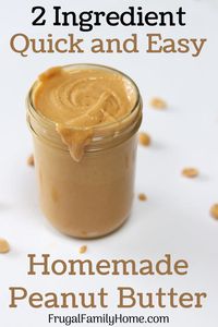 Homemade Peanut Butter