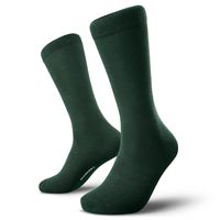 Dive feet first into the world of eco-chic with these olive green bamboo crew socks. Crafted for the modern man, these socks blend 75% bamboo with a dash of polyamide and a hint of elastane. Bamboo brings its A-game in softness and breathability, making these socks a sanctuary for your feet. In these socks, your feet won’t just feel good, they’ll look downright dashing.