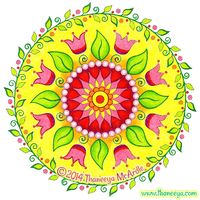 Nature Mandalas Coloring Book by Thaneeya McArdle