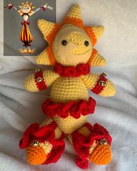 had a good friend ask to make sun & moon from Five Nights at Freddy’s a few years ago! ☀️🌙 Pattern from CrochetThisThat on Etsy #fnaf #fnaffanart #fivenightsatfreddyssecuritybreach #fivenightsatfreddys #crochet