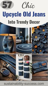 Get creative with your old jeans! Today, we unveil 57 innovative ways to breathe new life into your denim, transitioning old favorites into chic fashion statements and unique home decor accents. Explore upcycling, DIY crafts, denim repurposing, and sustainable fashion. #UpcycledDenim #DIYFashion #SustainableLiving Dive into this treasure trove of ideas now!