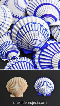 These sharpie seashells are the perfect summer craft for kids and adults! Learn how to paint seashells with sharpies in this step by step tutorial. This is a great summer art project and a perfect craft for the cottage.