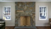 Granite Rumford Fireplace - Massachusetts Masonry Company, Fireplaces, Brick Repairs, Chimneys, Lancaster, MA