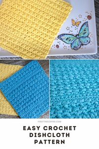 SC + HDC Combo Crochet Dishcloth Pattern | The Sammy Dishcloth