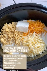 Easy Crock Pot Mac and Cheese | NoBiggie.net