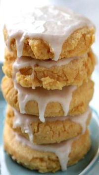 Soft Glazed Pumpkin Sugar Cookies ~ The cookies will practically melt in your mouth leaving behind them pumpkin aftertaste with a warm spicy note *added cream cheese, vanilla, and extra spice to frosting.