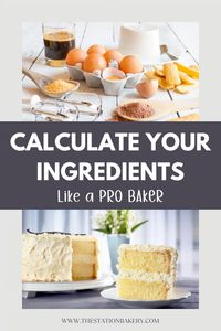 This is how to calculate ingredients in a recipe. Step by step break down on how to price a cake.