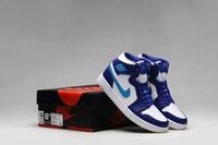 jordan new 2016 | jordan i 1 retro mens shoes 2016 new white deep blue nike air jordan ...