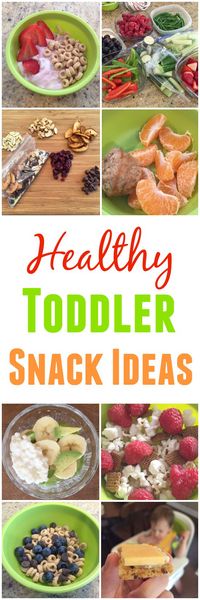 Nutritious and delicious, these healthy toddler snacks are easy to make and perfect for your little eaters!